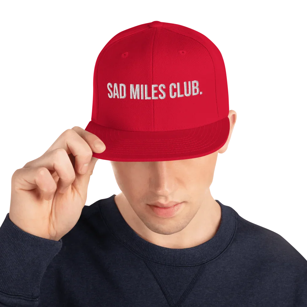sad miles club. Snapback Hat - sad miles club.