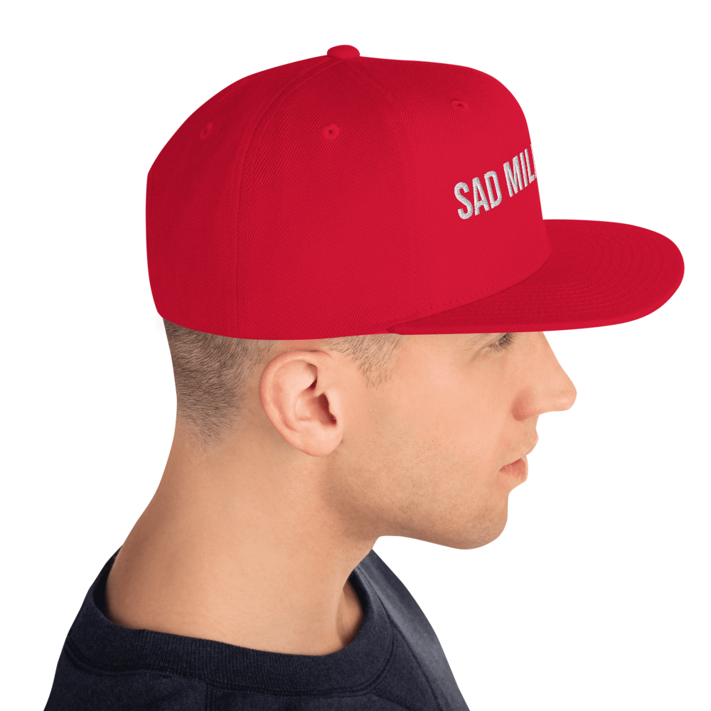 sad miles club. Snapback Hat