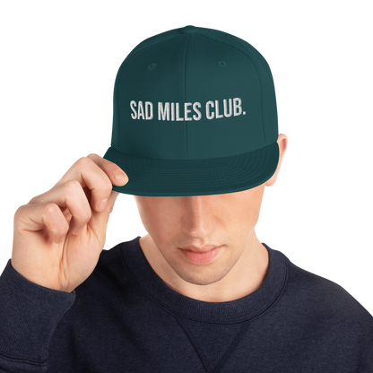 sad miles club. Snapback Hat