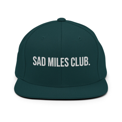 sad miles club. Snapback Hat (Unisex)