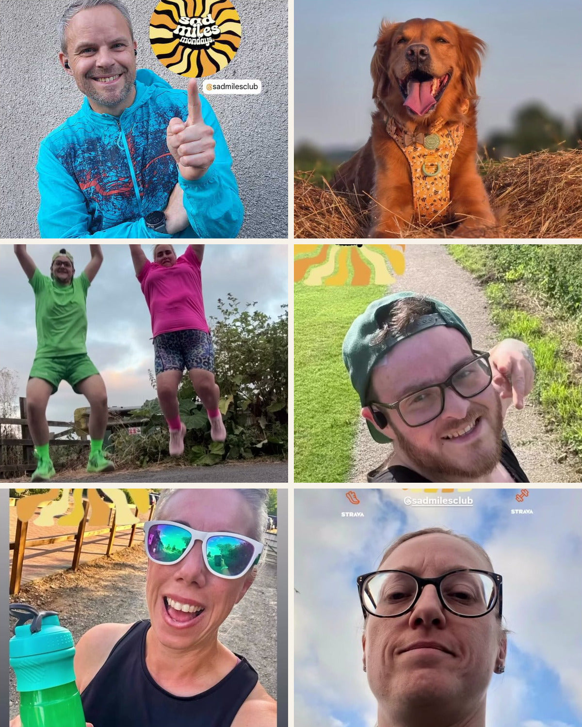 sad miles club. community members moving for their minds