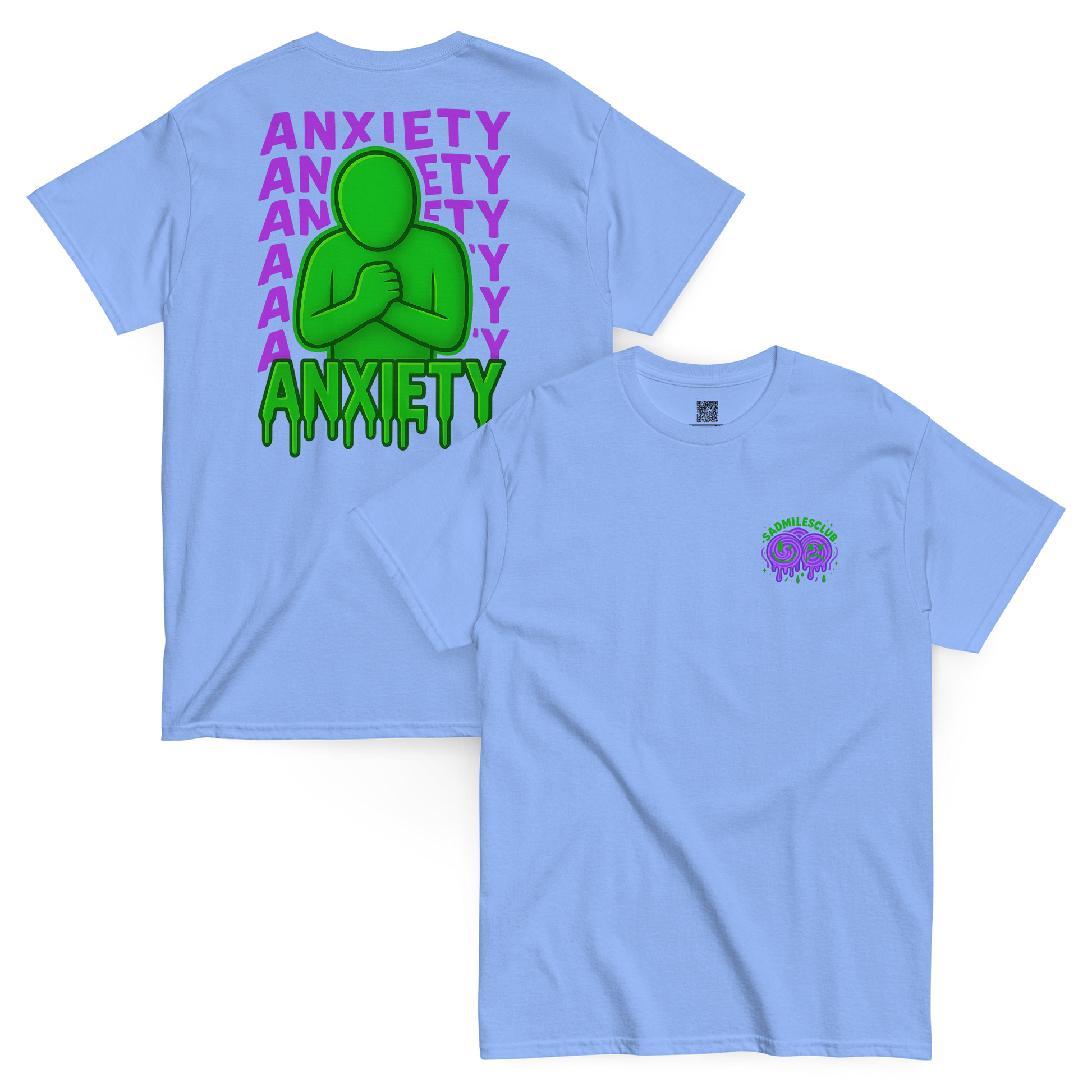 Anxiety Soft Style T-Shirt - sad miles club.