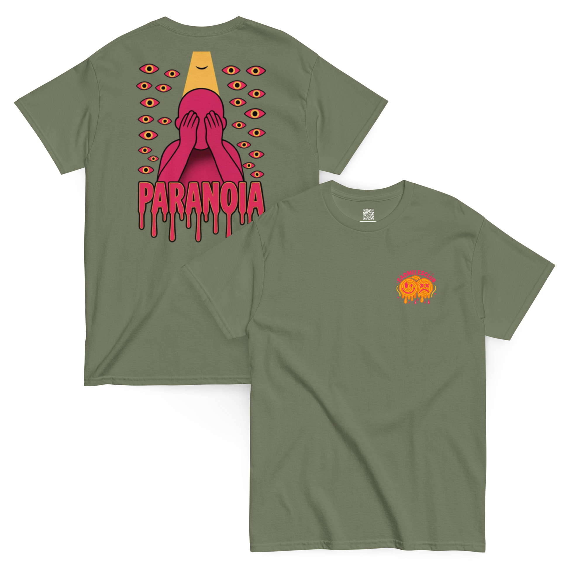 Paranoia Soft Style T-Shirt - sad miles club.