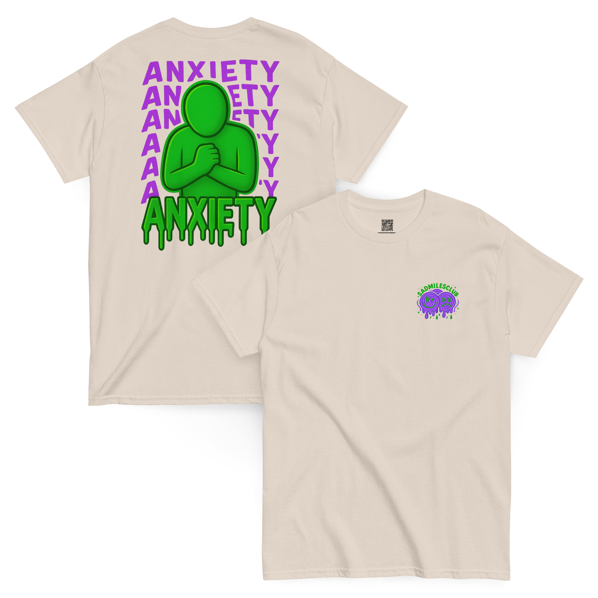 Anxiety Soft Style T-Shirt - sad miles club.