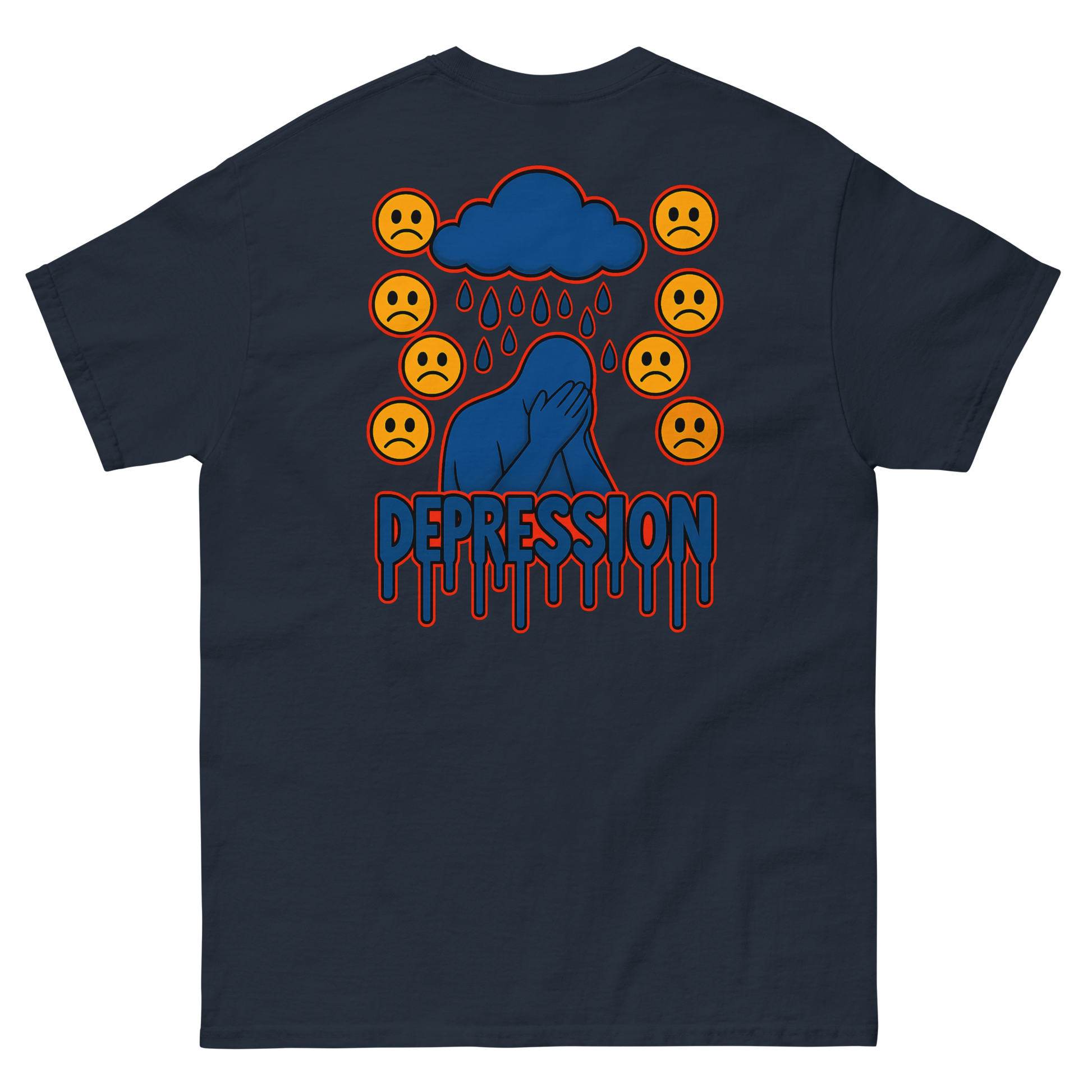 Depression Soft Style T-Shirt - sad miles club.