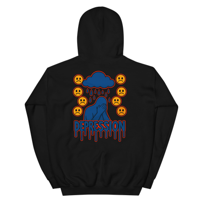 Depression Hoodie - sad miles club.
