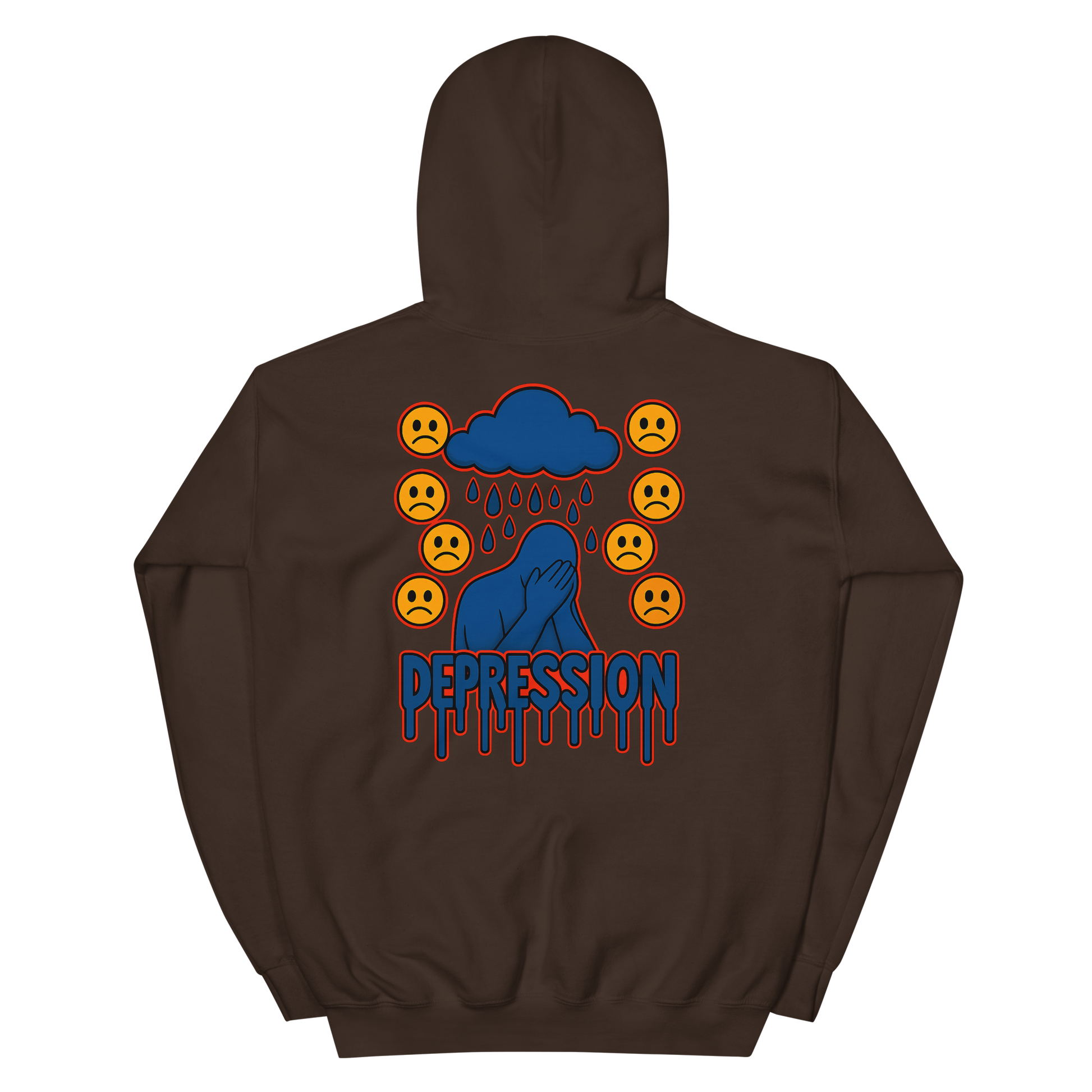 Depression Hoodie - sad miles club.