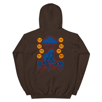Depression Hoodie - sad miles club.