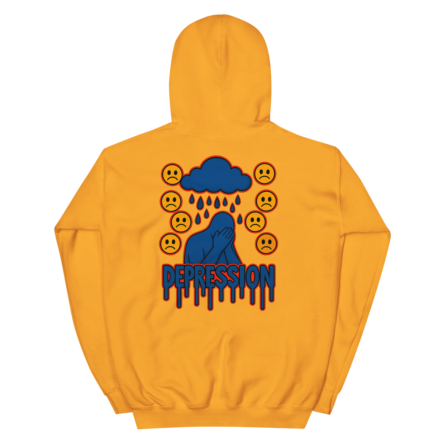 Depression Hoodie - sad miles club.