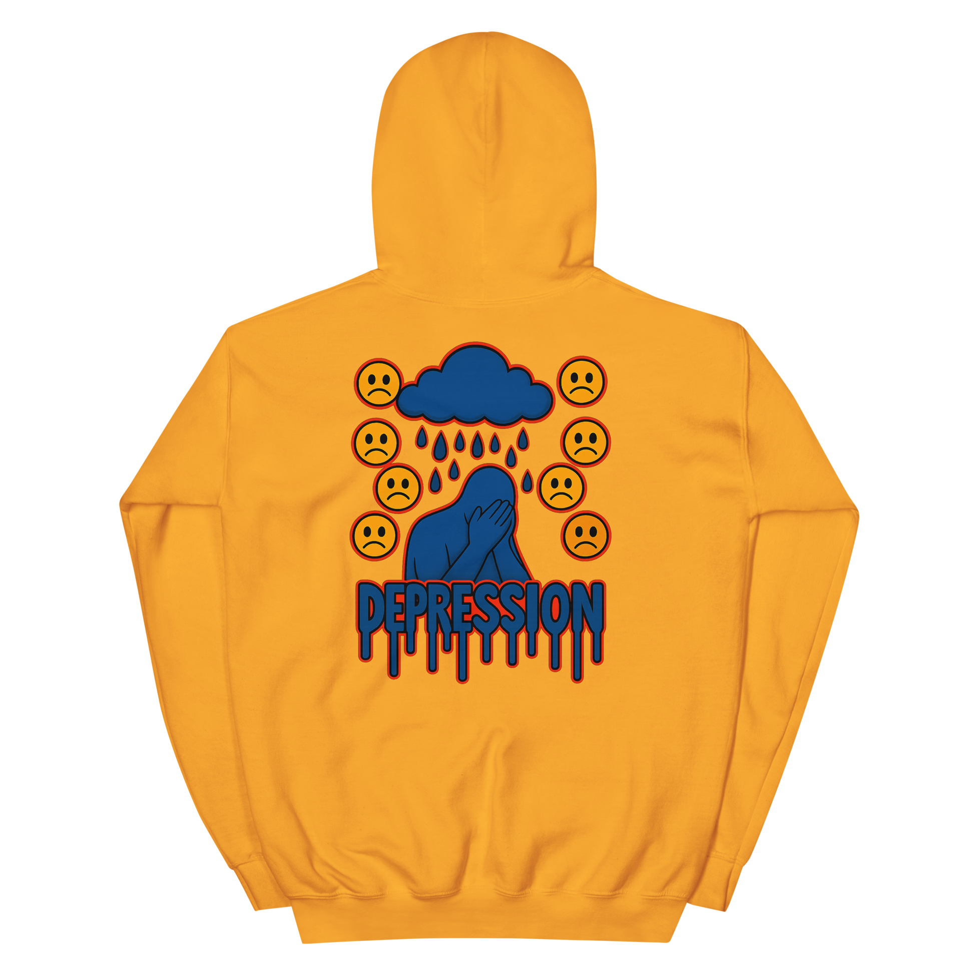 Depression Hoodie - sad miles club.