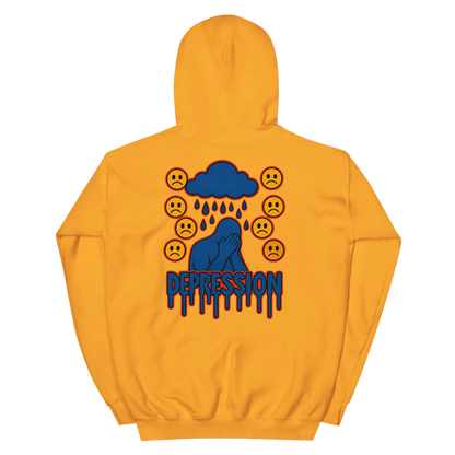 Depression Hoodie - sad miles club.