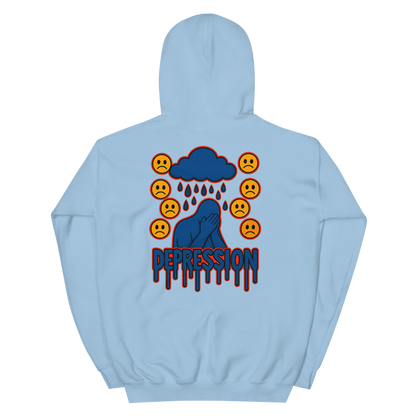 Depression Hoodie - sad miles club.