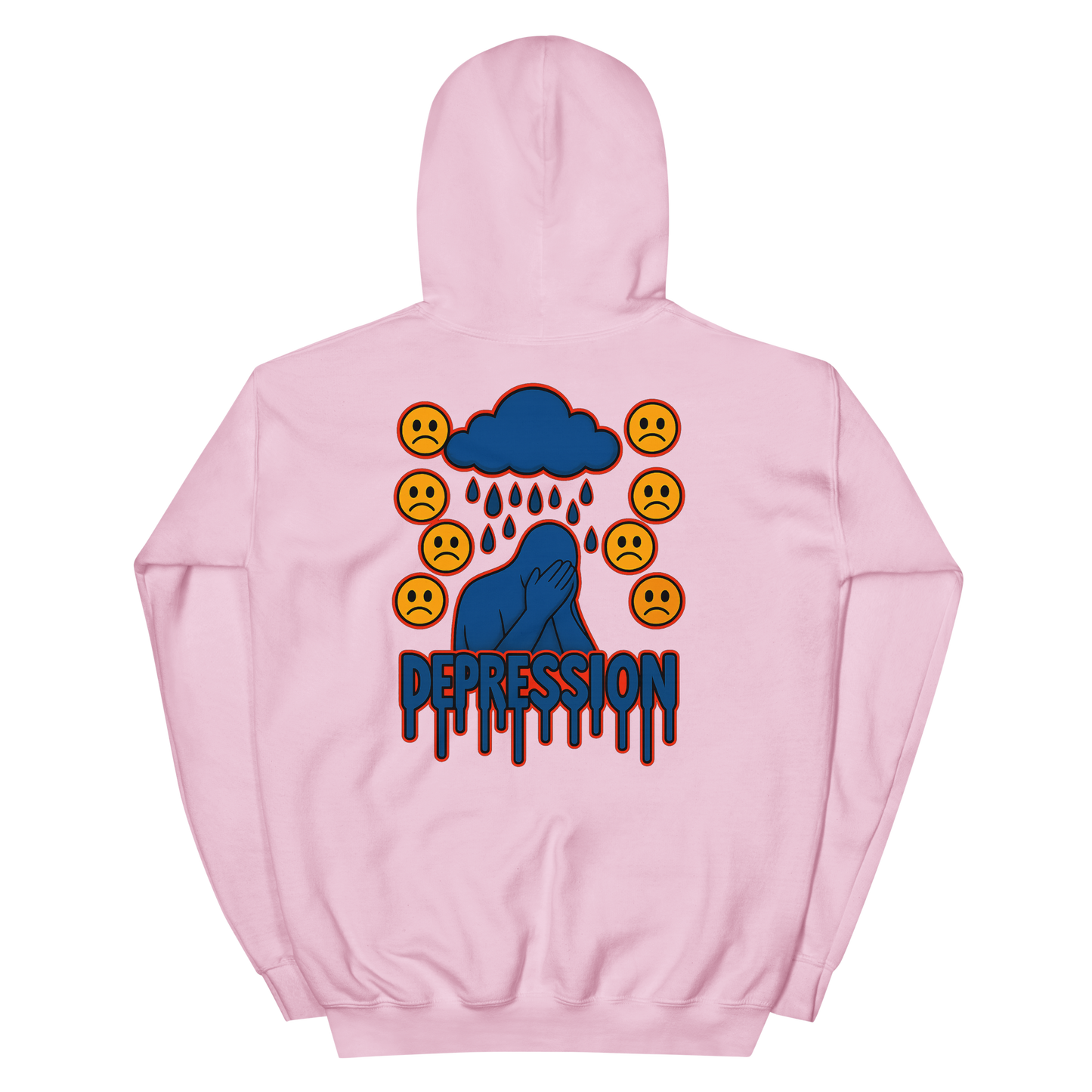 Depression Hoodie - sad miles club.
