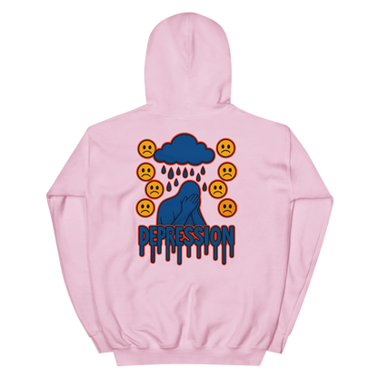 Depression Hoodie - sad miles club.