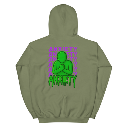Anxiety Hoodie - sad miles club.
