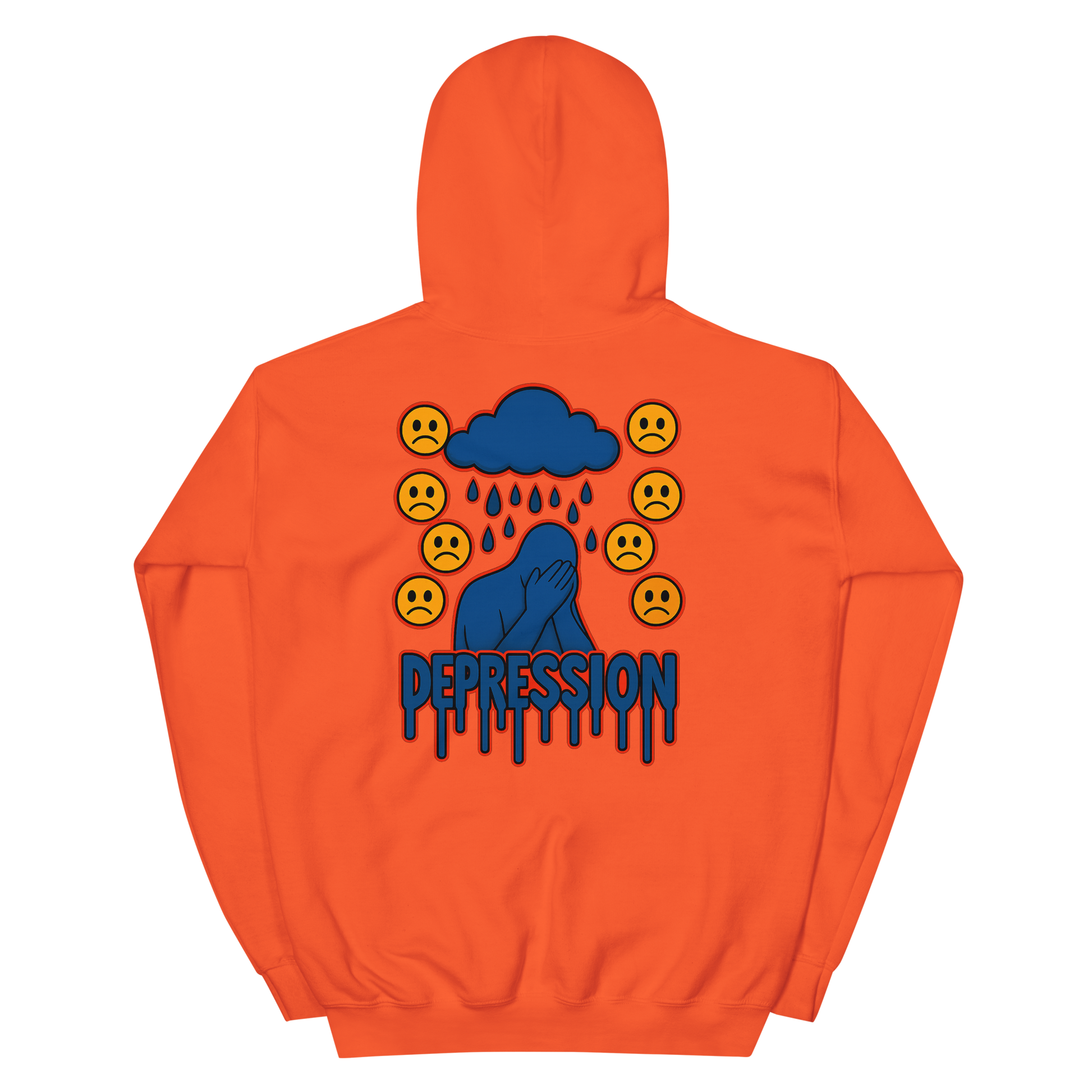 Depression Hoodie - sad miles club.