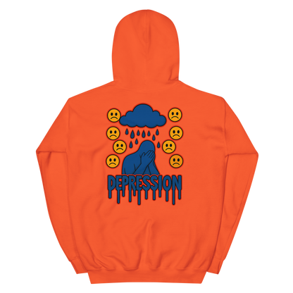 Depression Hoodie - sad miles club.