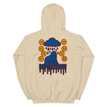 Depression Hoodie - sad miles club.