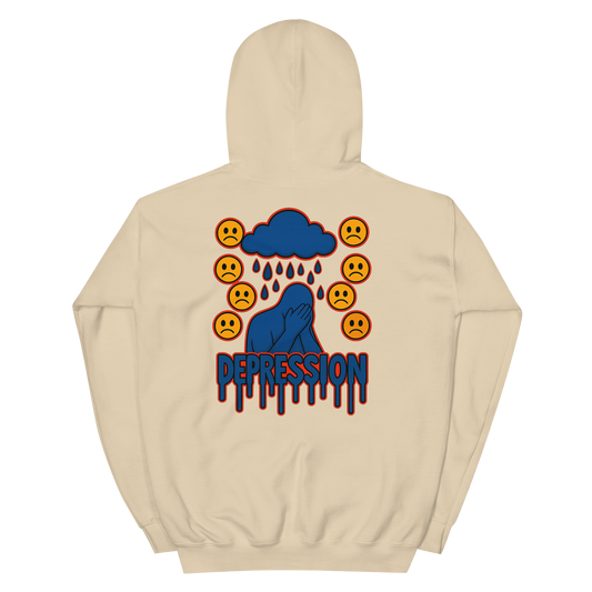 Depression Hoodie - sad miles club.