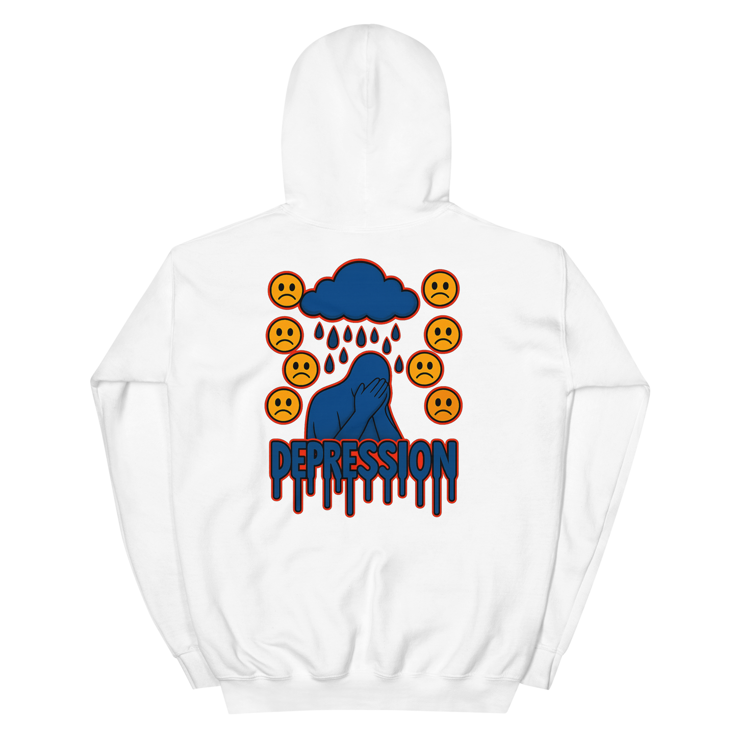 Depression Hoodie - sad miles club.
