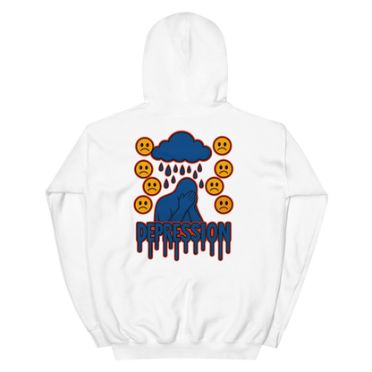 Depression Hoodie - sad miles club.