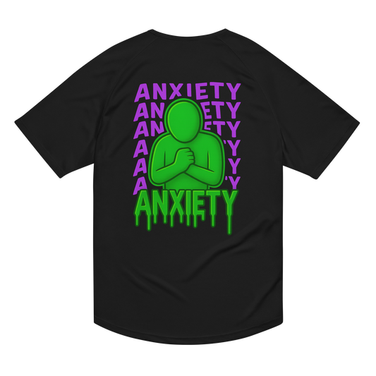 Anxiety Activewear T-Shirt - sad miles club.