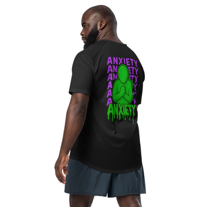 Anxiety Activewear T-Shirt - sad miles club.