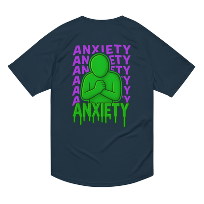 Anxiety Activewear T-Shirt - sad miles club.