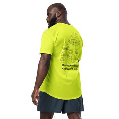 Healing Isn't Linear Activewear T-Shirt - sad miles club.