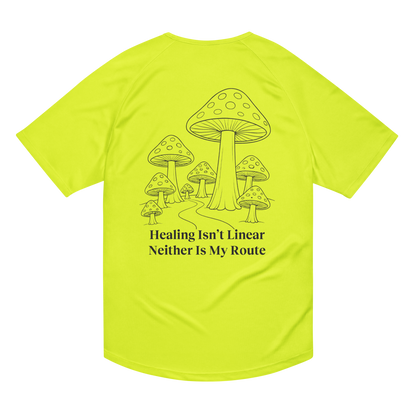 Healing Isn't Linear Activewear T-Shirt - sad miles club.