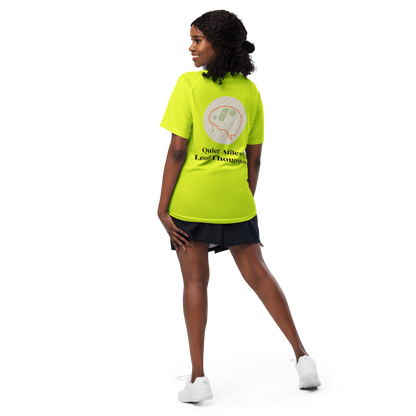 Quiet Miles Loud Thoughts Activewear T-Shirt - sad miles club.