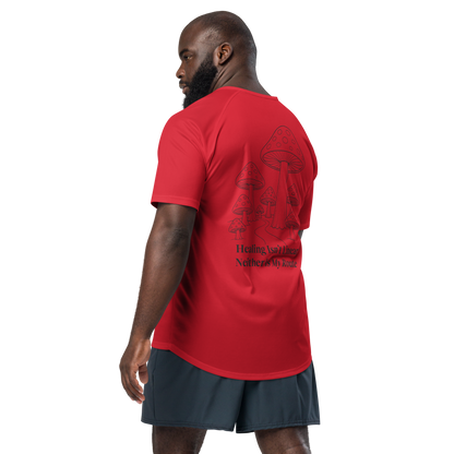 Healing Isn't Linear Activewear T-Shirt - sad miles club.