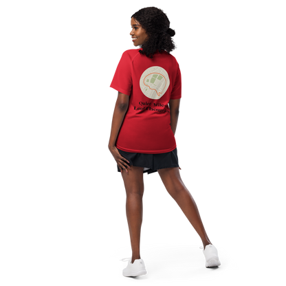 Quiet Miles Loud Thoughts Activewear T-Shirt - sad miles club.