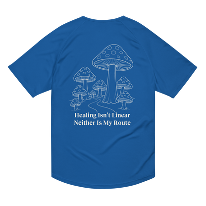 Healing Isn't Linear Activewear T-Shirt - sad miles club.