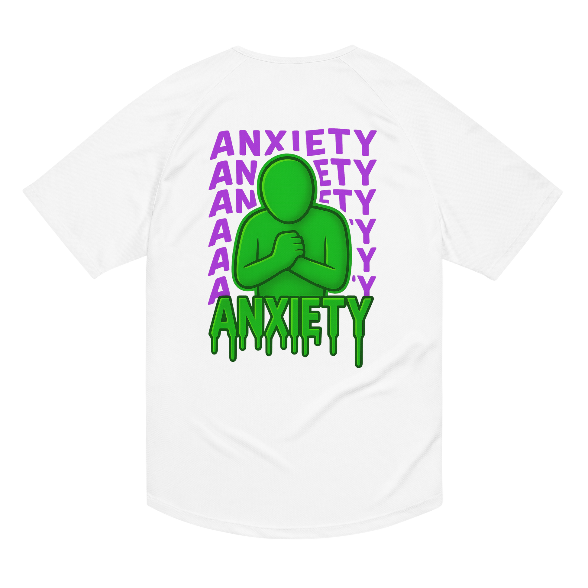 Anxiety Activewear T-Shirt - sad miles club.